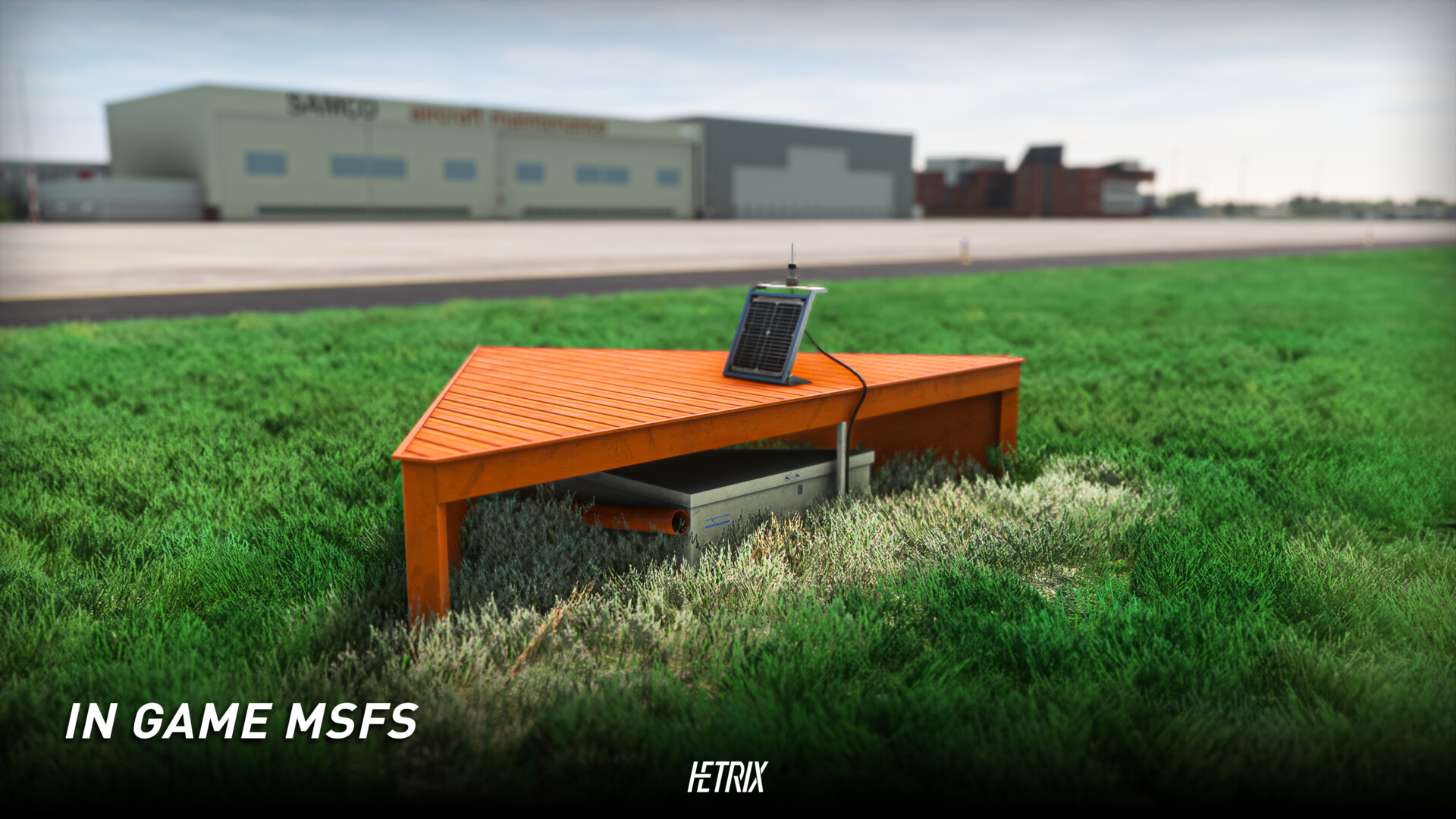 Bird Deterrent Devices Runway Airport Model - MSFS Addon
