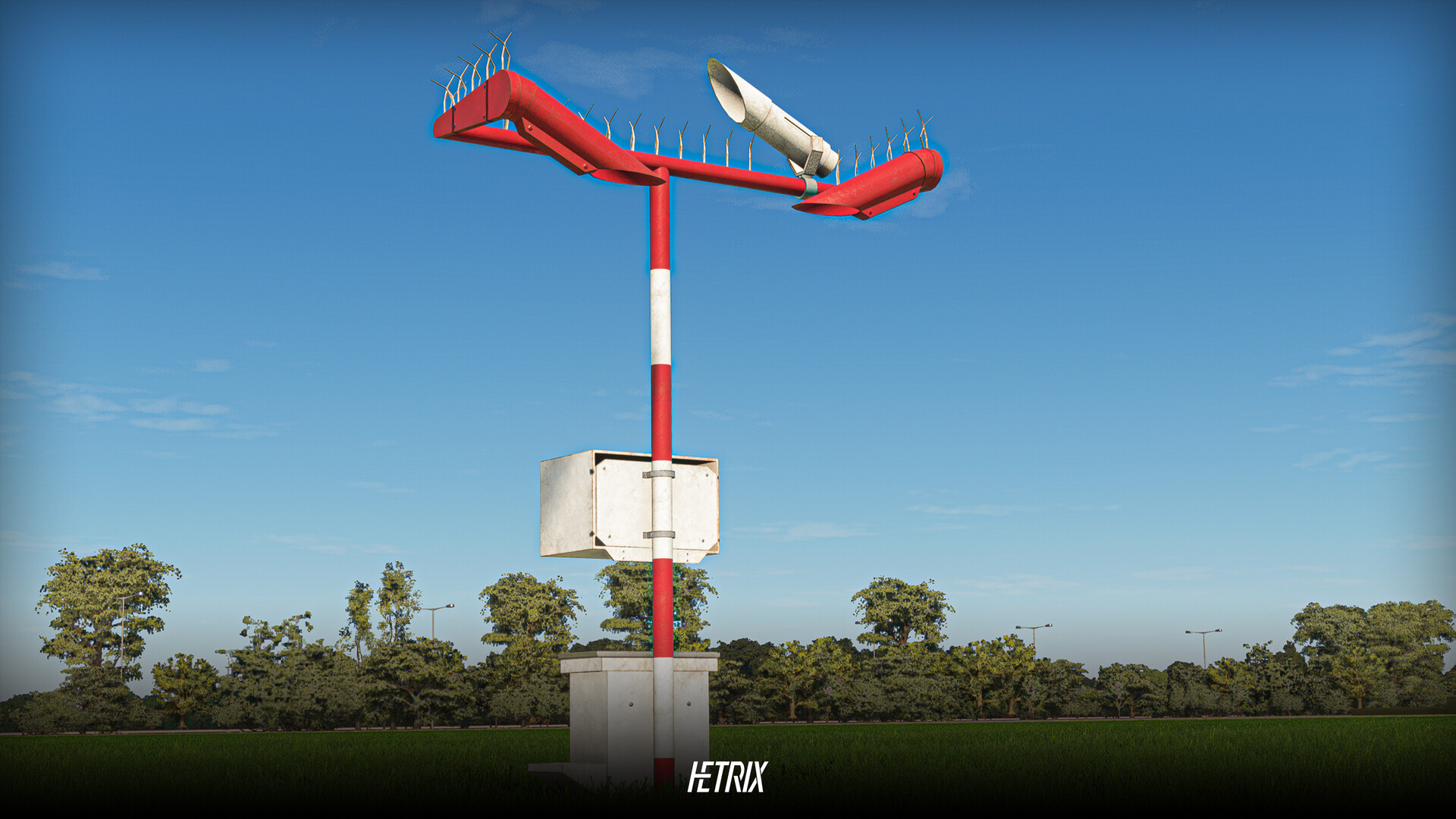 Automated Weather Observing System (Low Poly For Game)