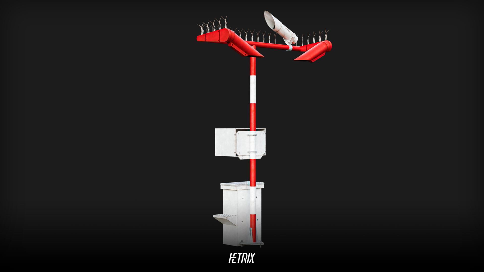 Automated Weather Observing System (Low Poly For Game)