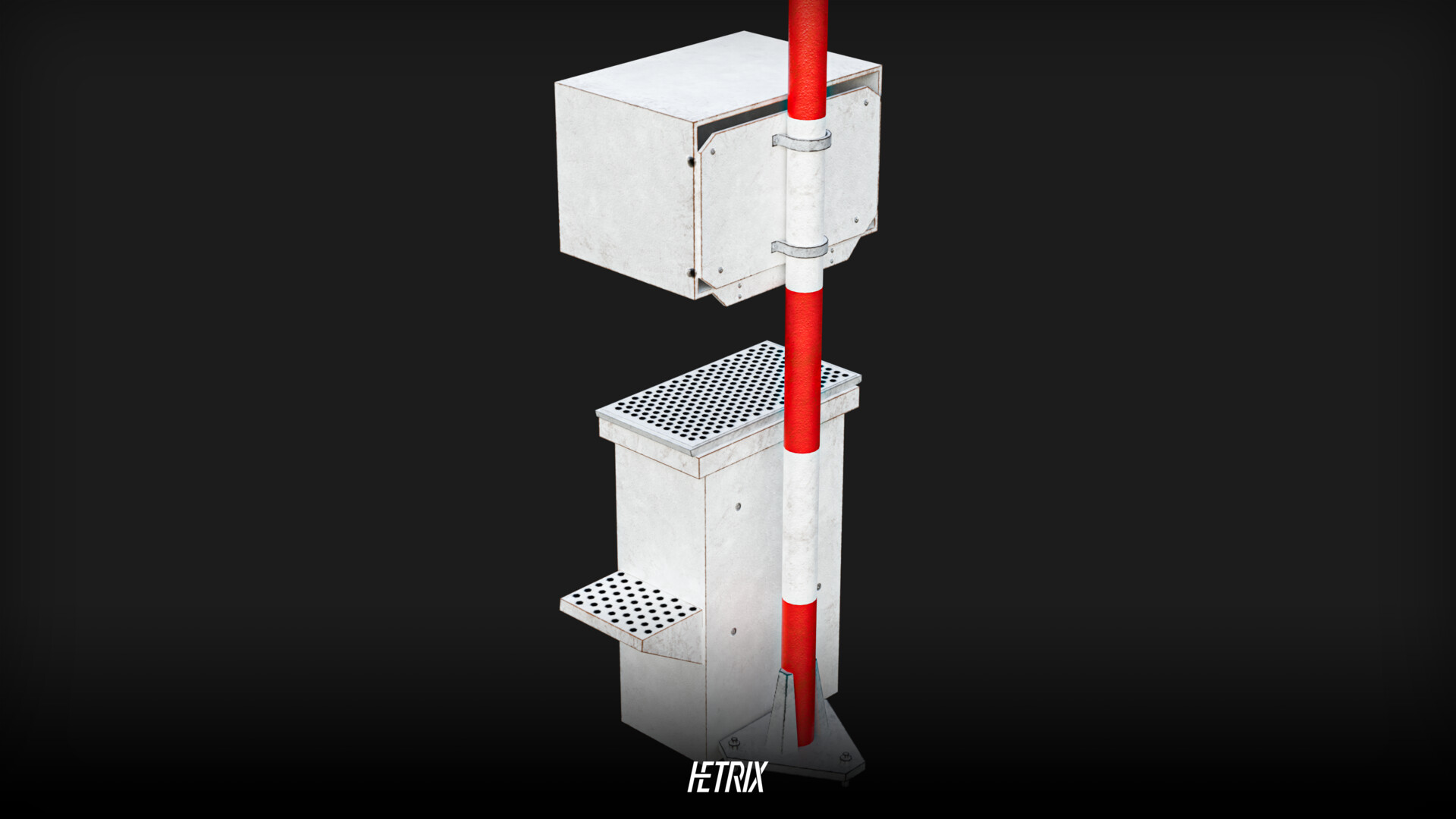 Automated Weather Observing System (Low Poly For Game)