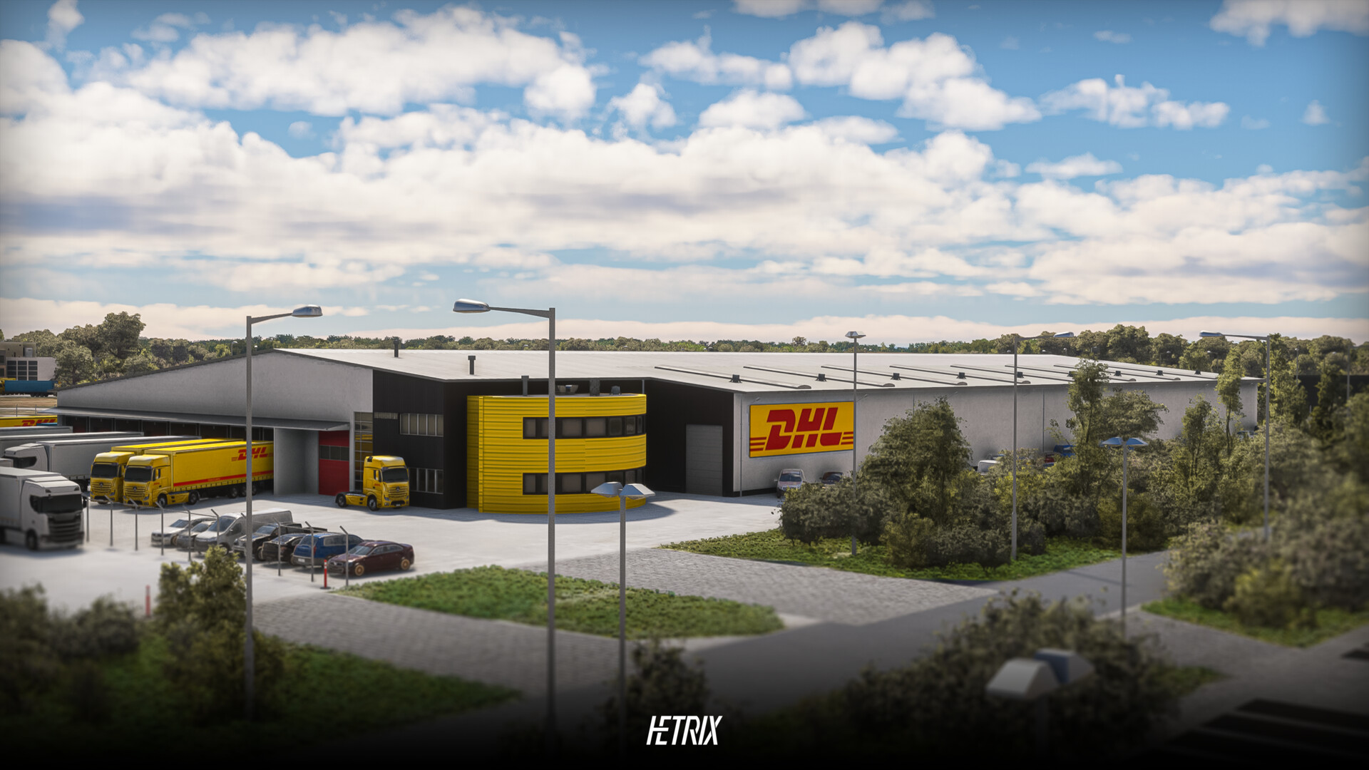 DHL Service Point Building - MSFS Addon