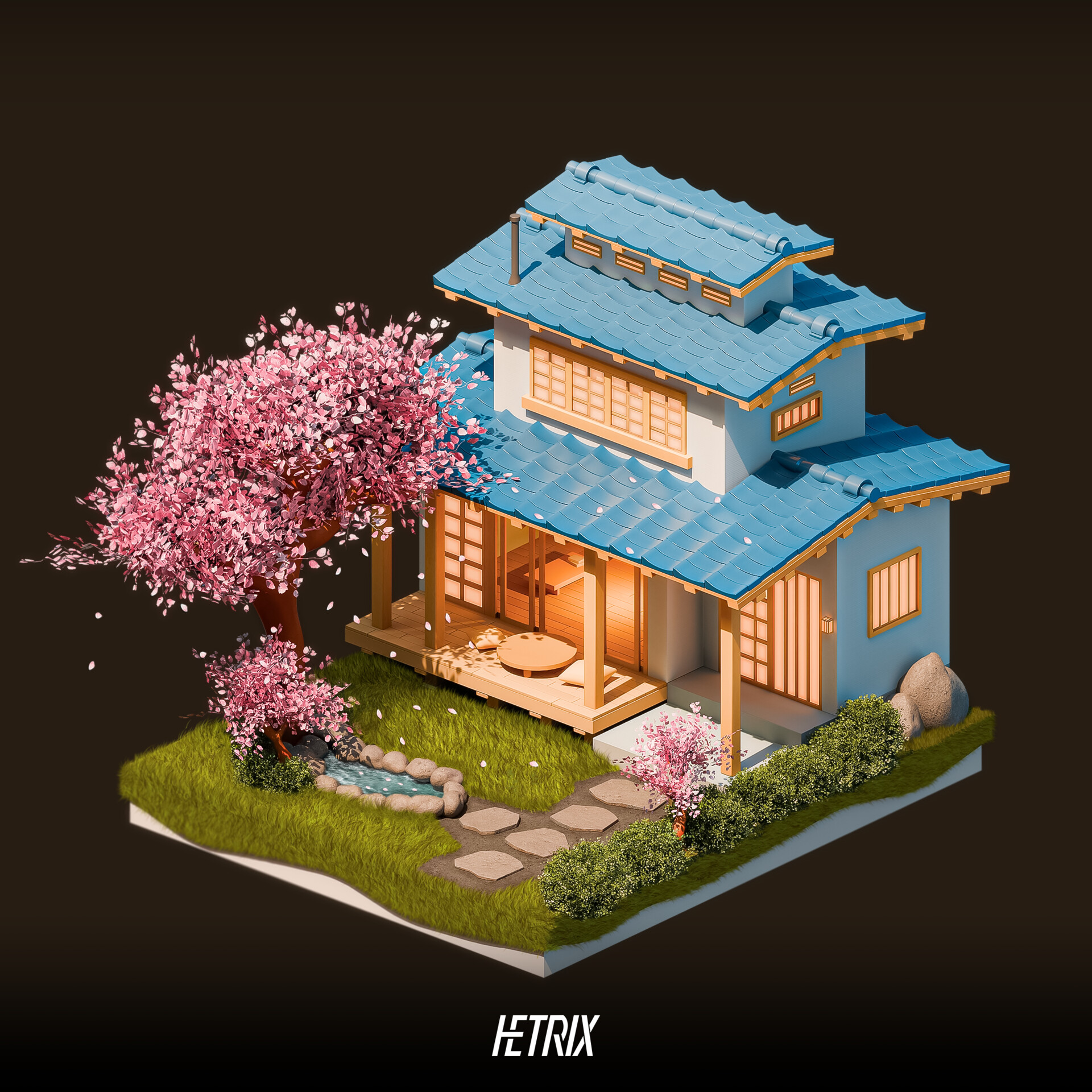 Isometric Cute House