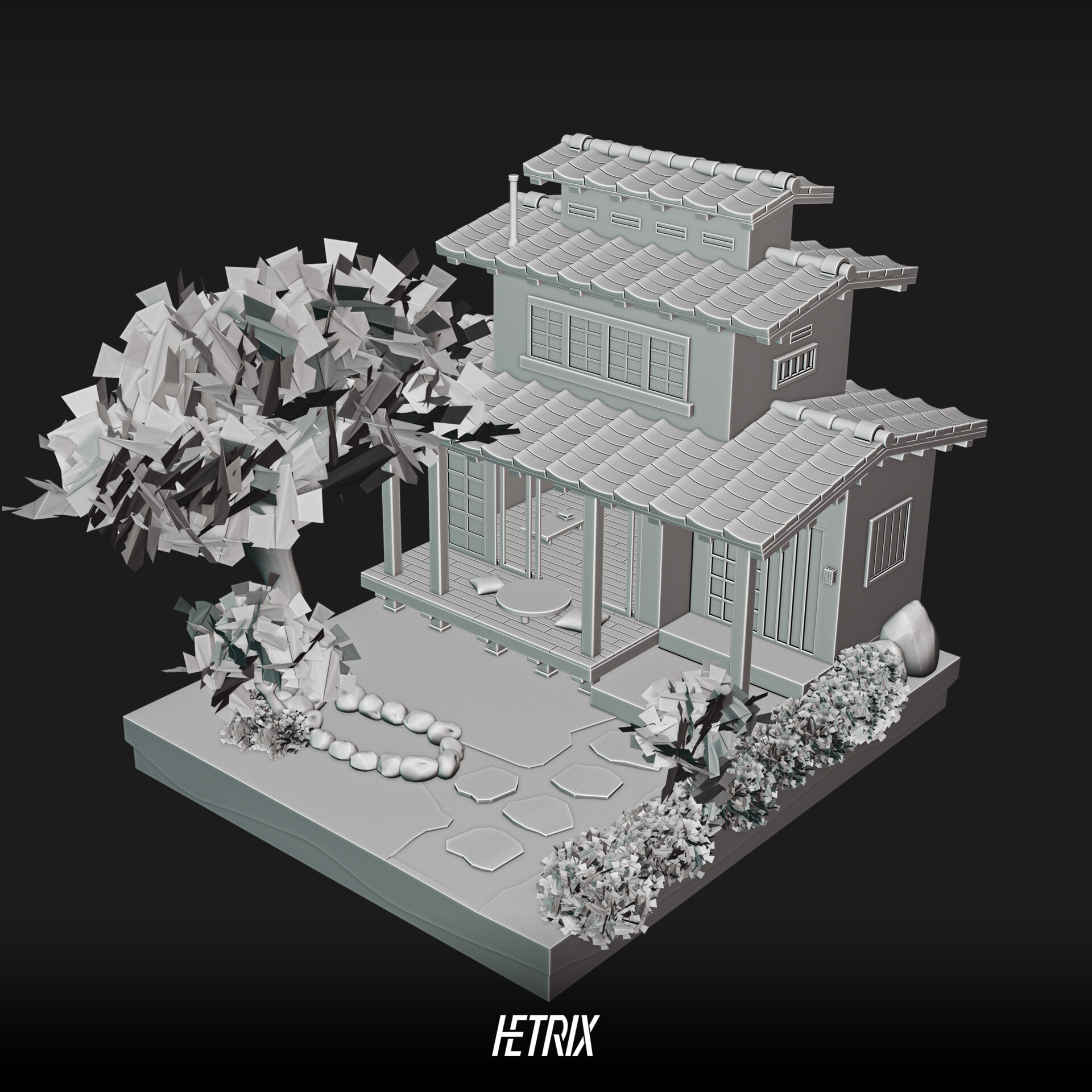 Isometric Cute House