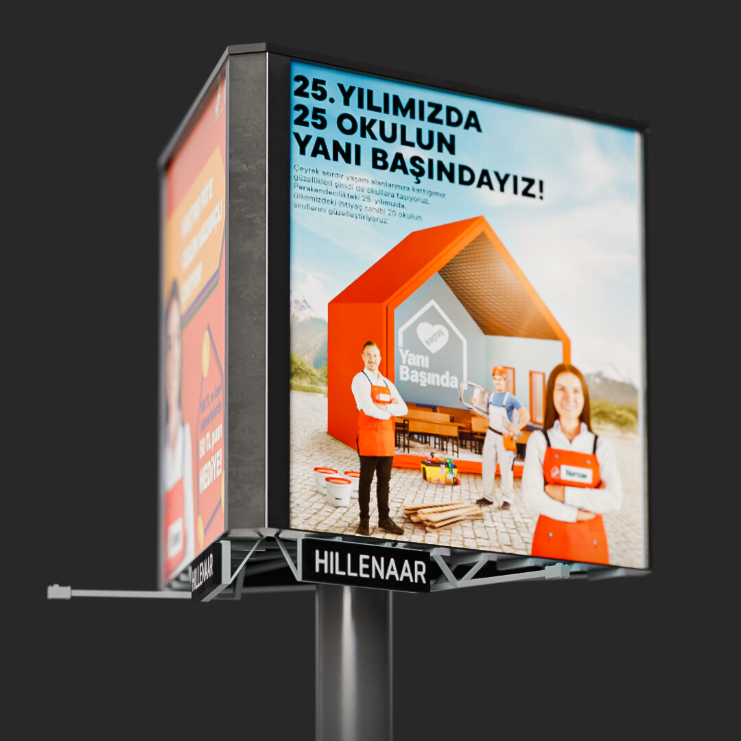 Real Billboard Model (Low Poly For Game)