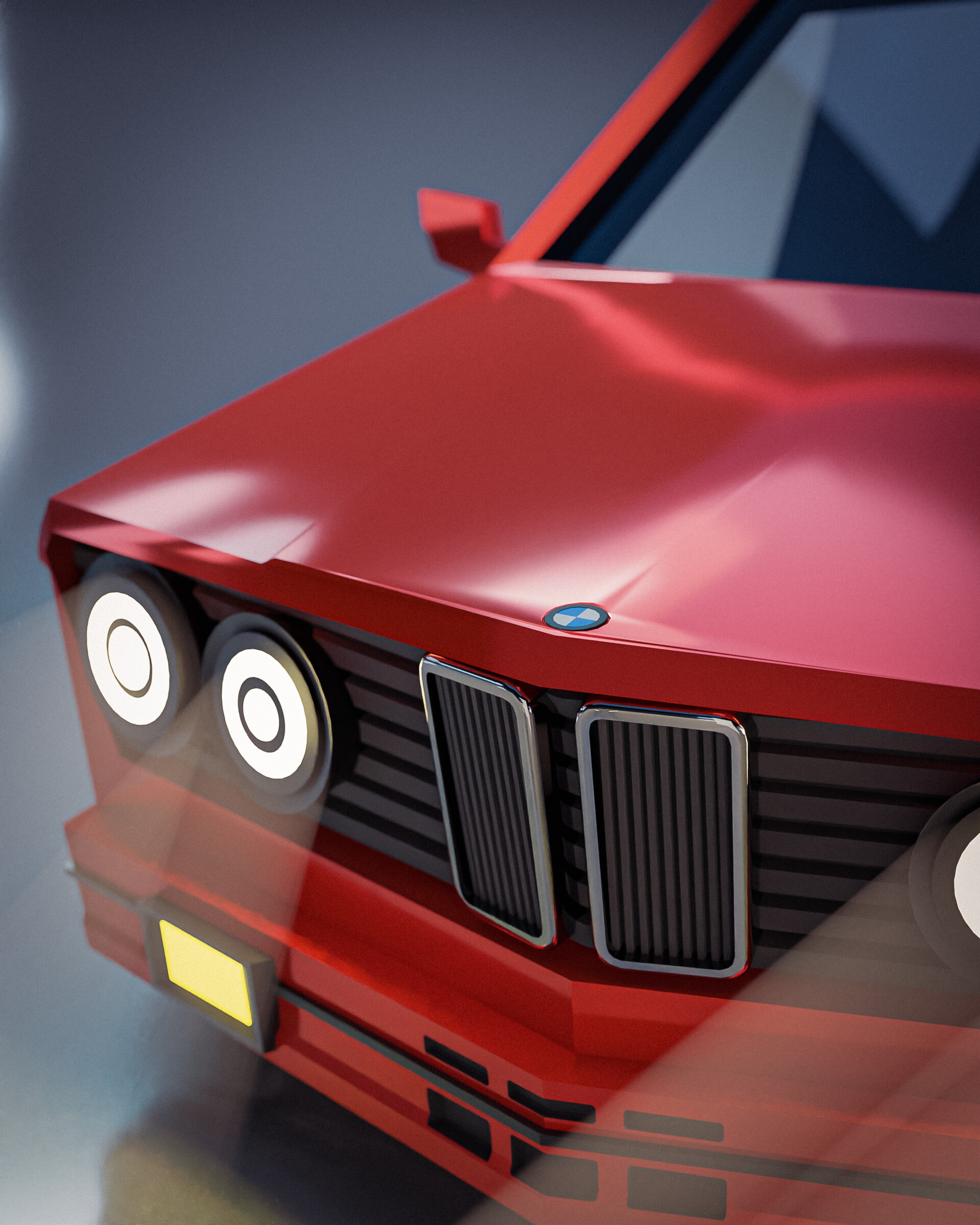 Low Poly Car Model insp.E30