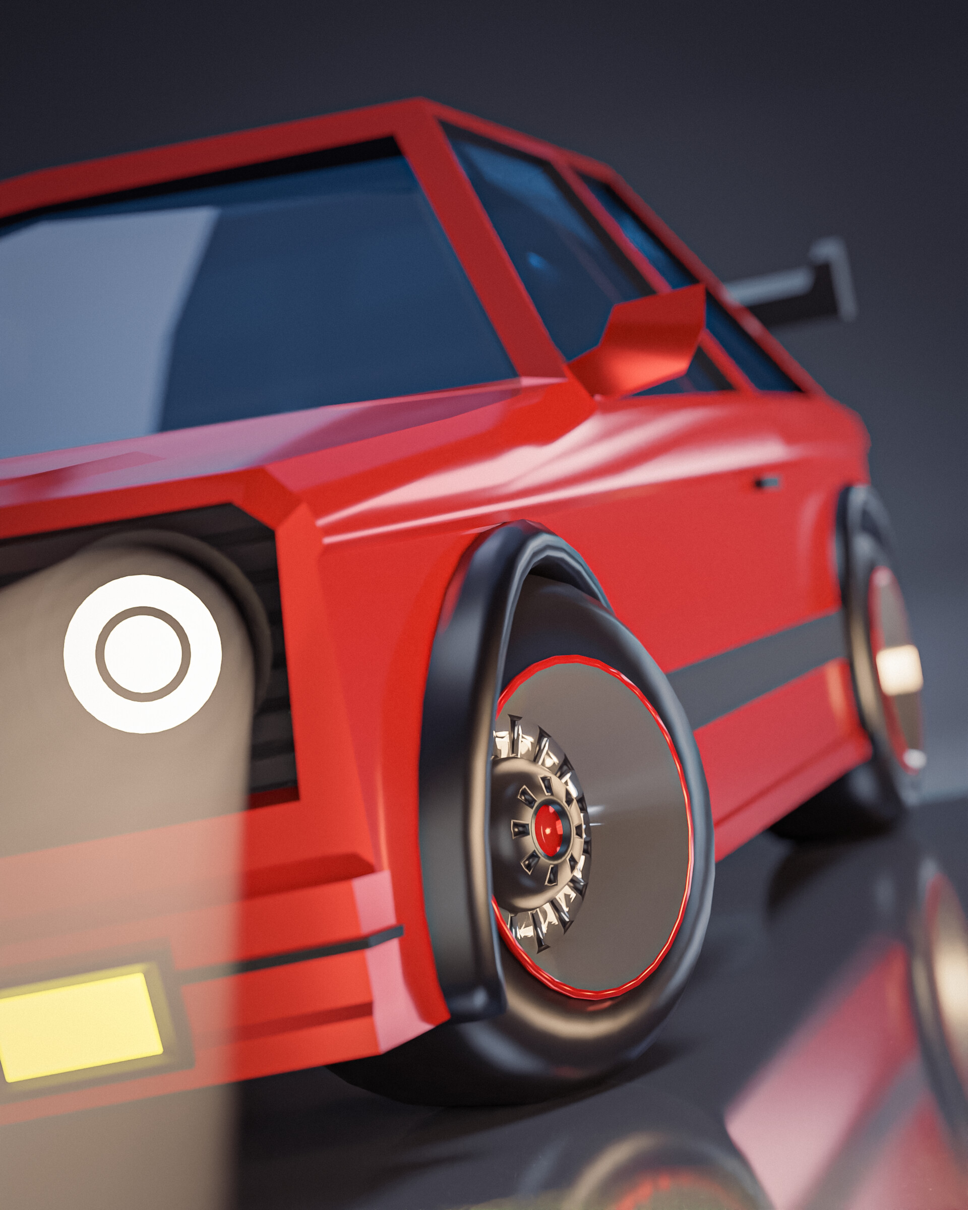 Low Poly Car Model insp.E30