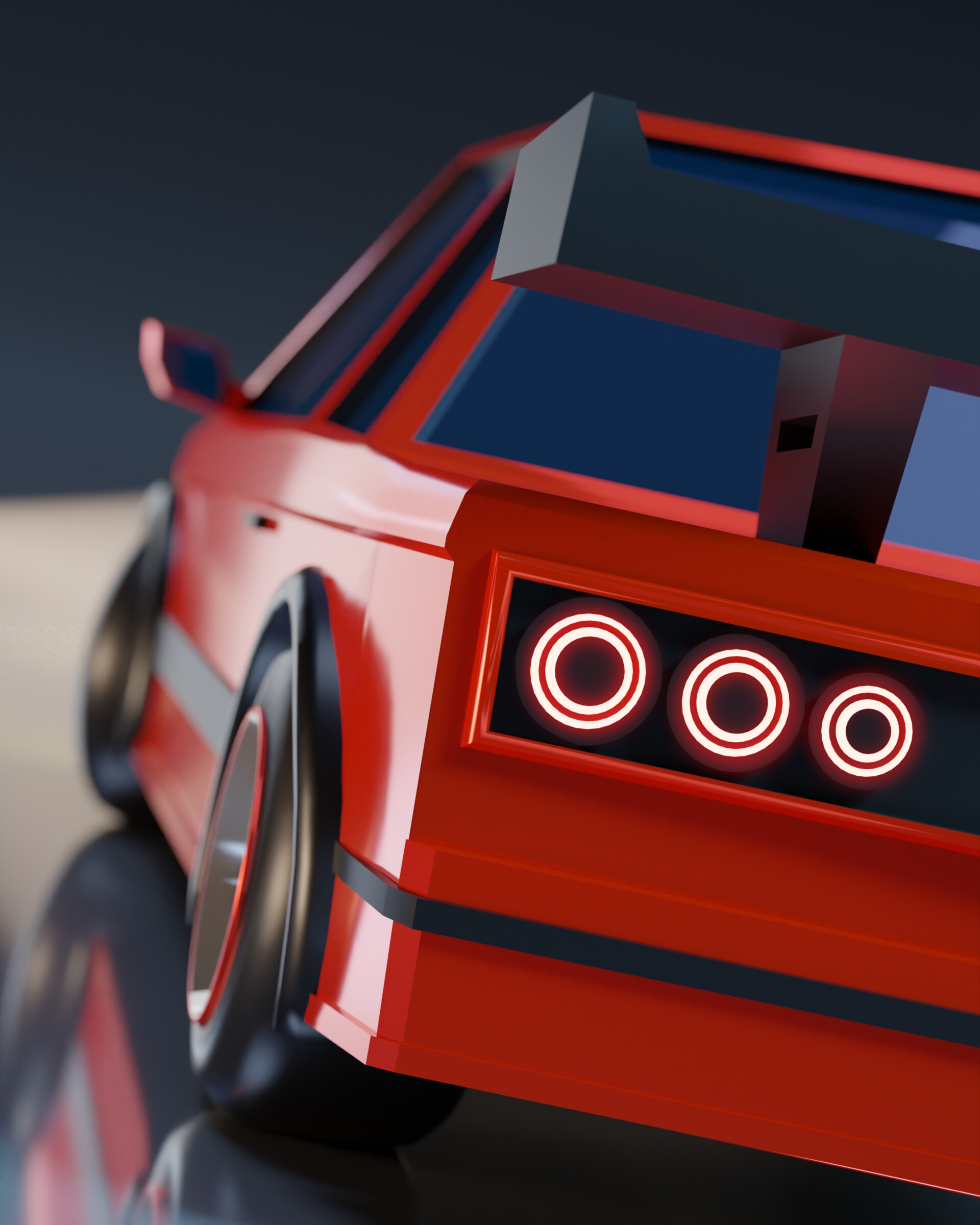 Low Poly Car Model insp.E30