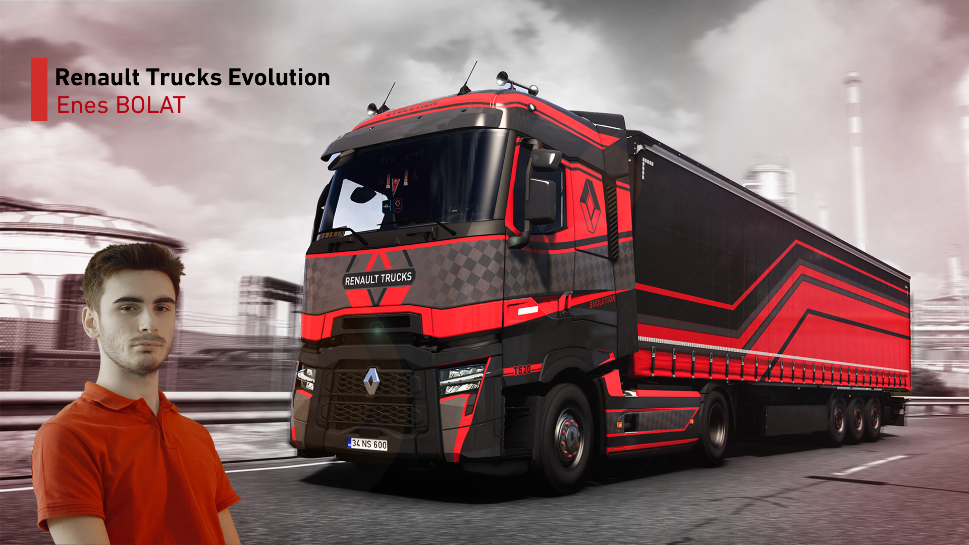 Renault Trucks Evolution — winning livery key art