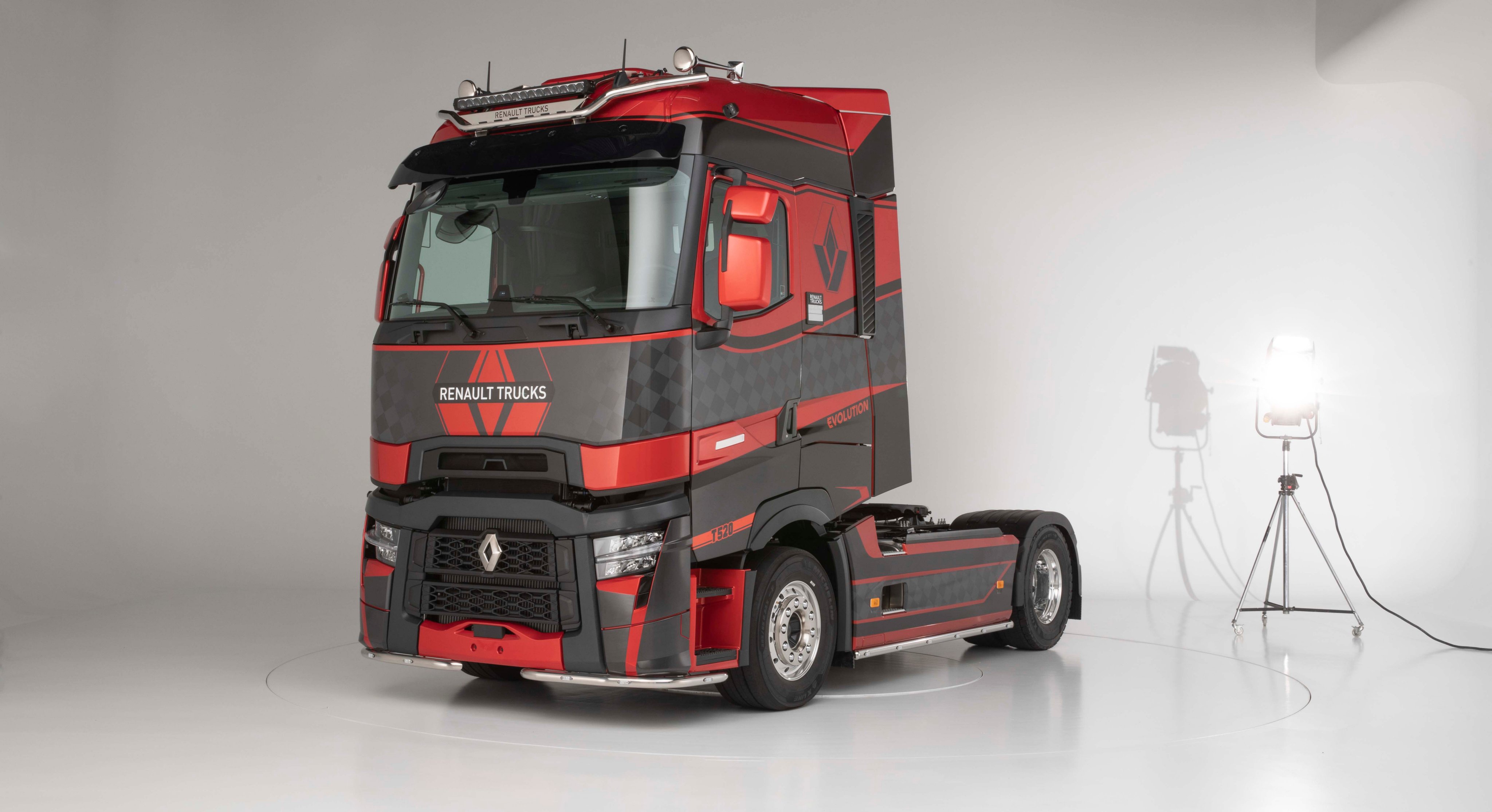 The real truck — studio photoshoot